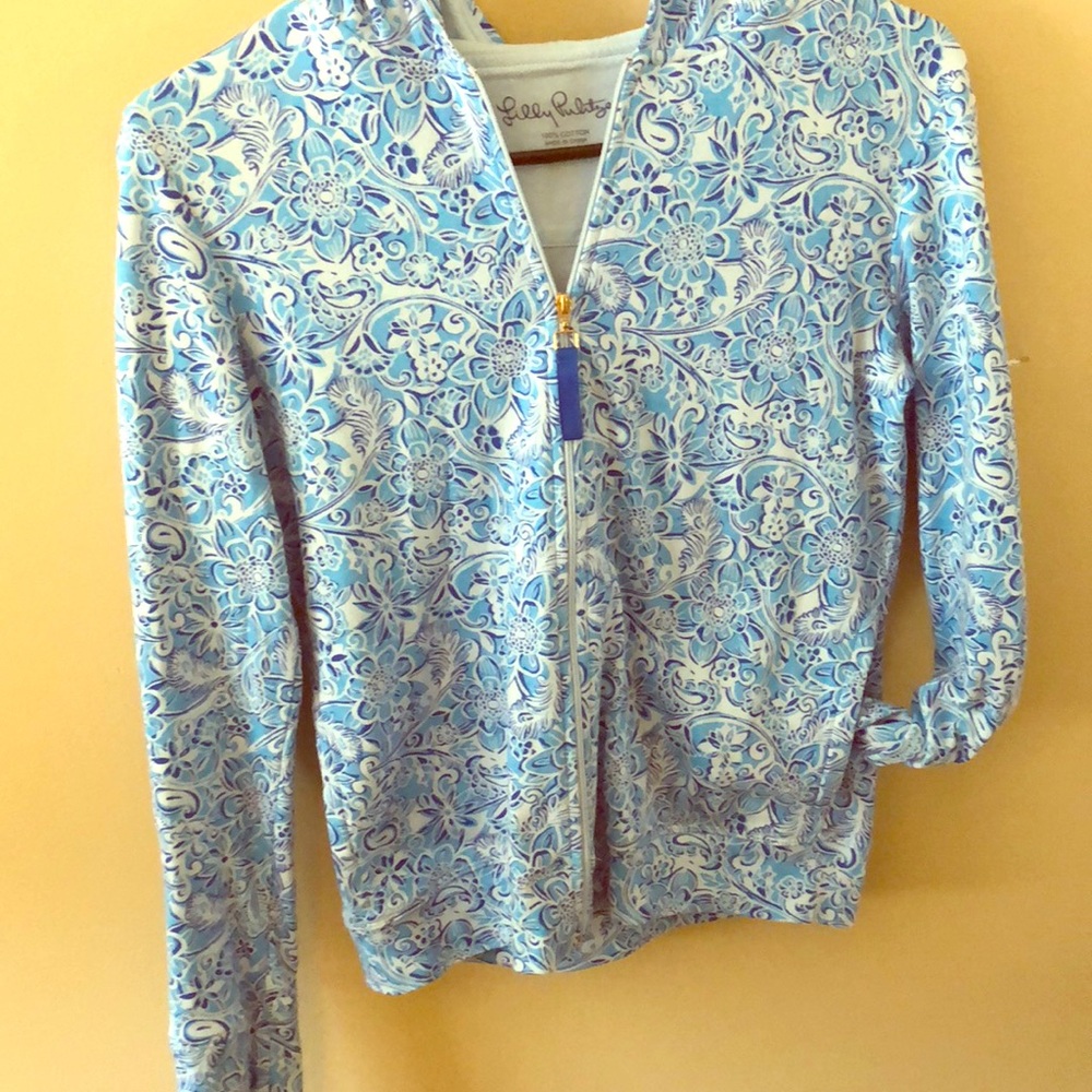 Lilly Pulitzer Zip up hooded jacket